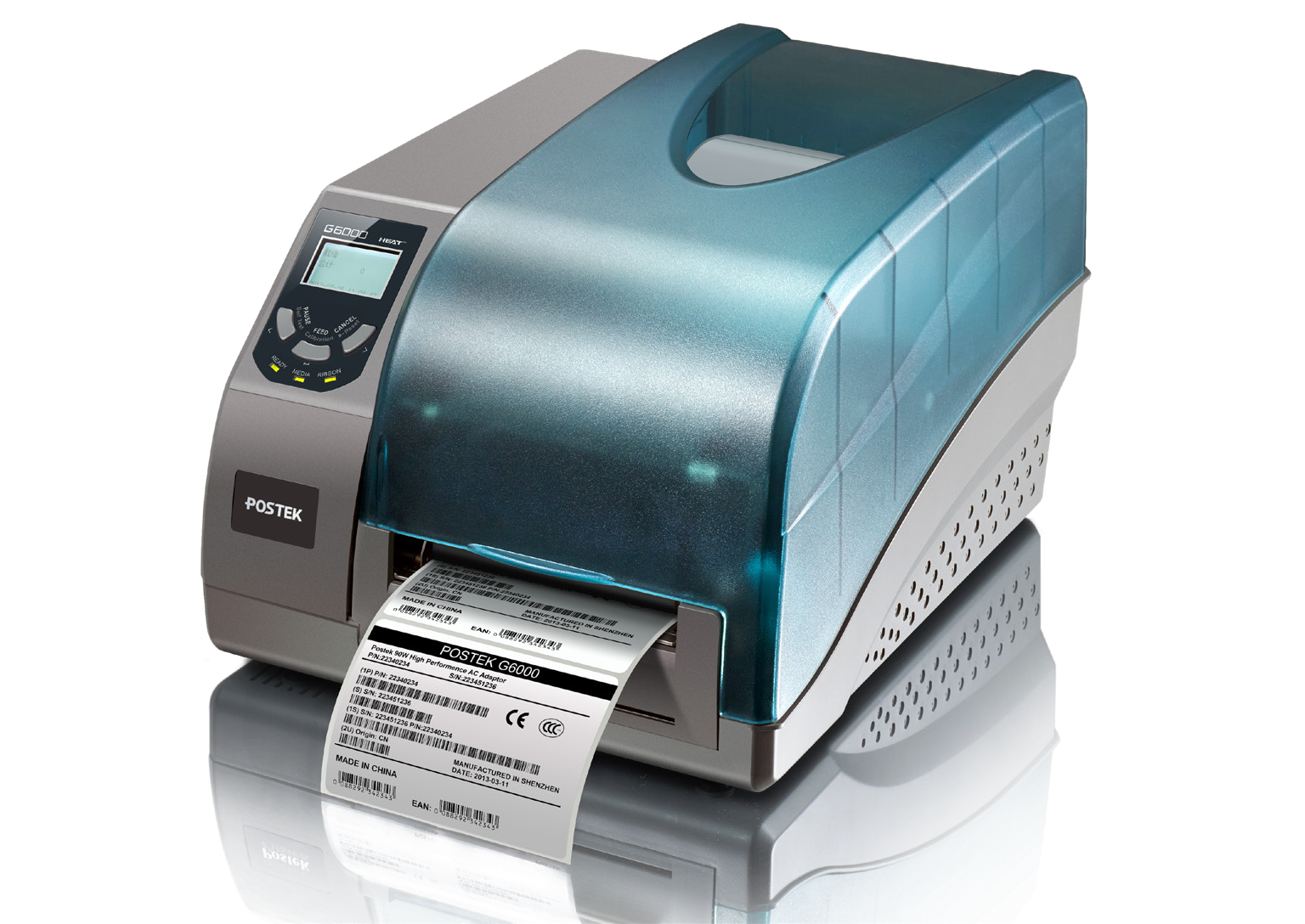 博思得-G6000小型工业条码打印机